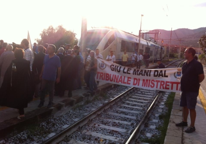 protesta ferrovia