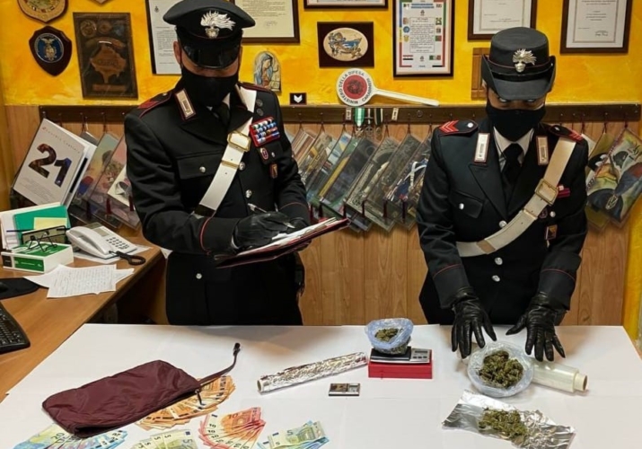 CC SantAgata Militello sequestro droga