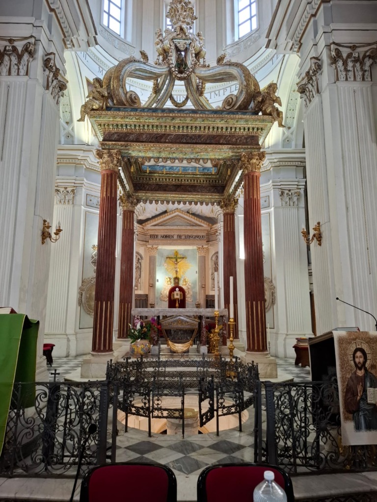 Baldacchino dopo il restauro