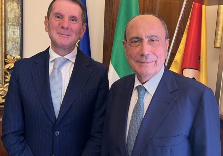 Presidente Schifani con il presidente di Ita Pappalardo