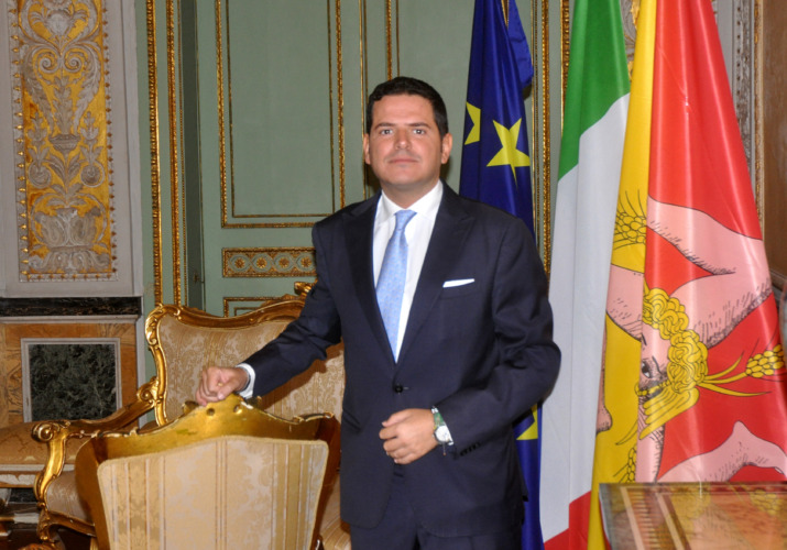 PALERMO. Arscerimonia daccoglienza dei deputati eletti. Nella foto Gaetano Galvagno GalvagnoGaetano1 66857080